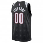 Portland Trail Blazers Trikot Benutzerdefinierte Nike 2024-25 City Edition Schwarz Swingman - Herren
